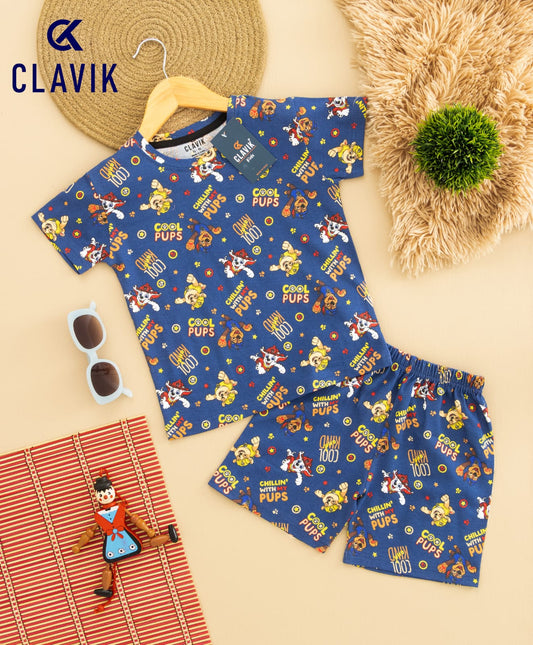 Blue Puppies Unisex Co-Ord Set