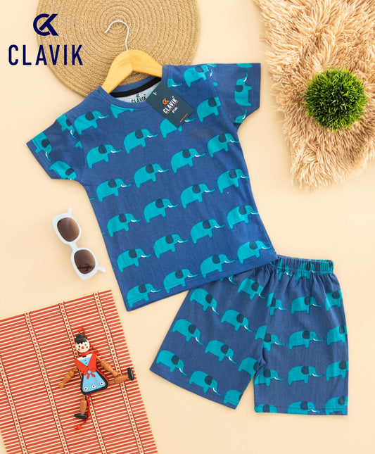 Blue Elephant Unisex Co-Ord Set
