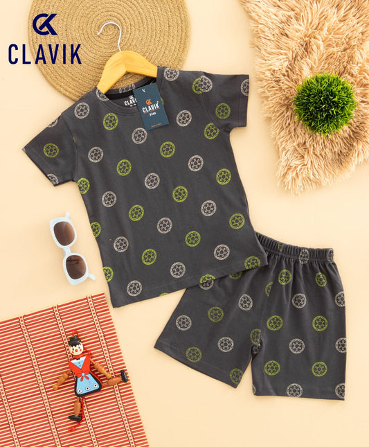 Ash Wheel Print Unisex Co-Ord Set