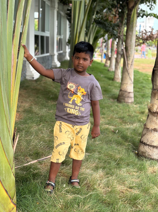 Ash King Boys Shorts Set