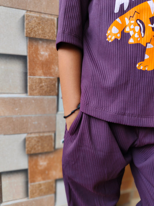 Maroon Doria Full Sleeve Set