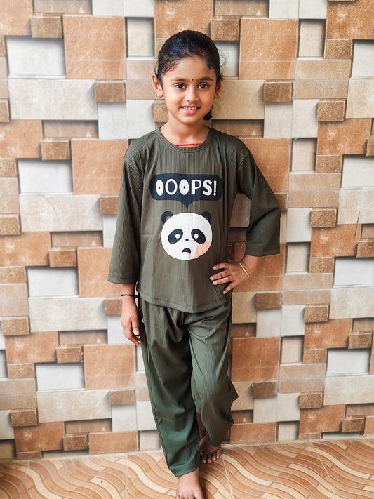 Dark Green Doria Full Sleeve Set