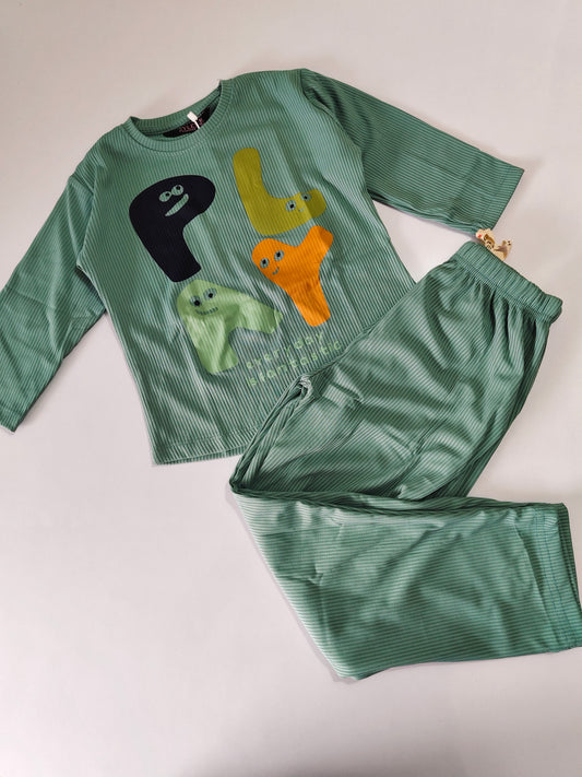 Green Doria Full Sleeve Set