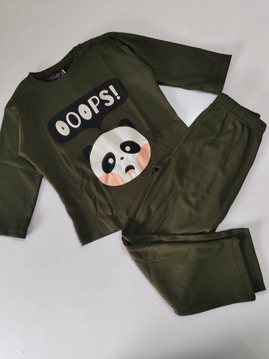 Dark Green Doria Full Sleeve Set
