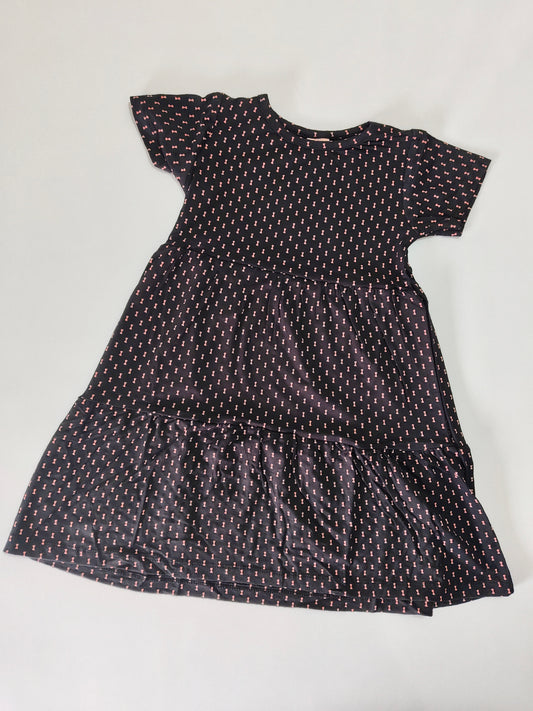 Black With Pink Lilly Frock