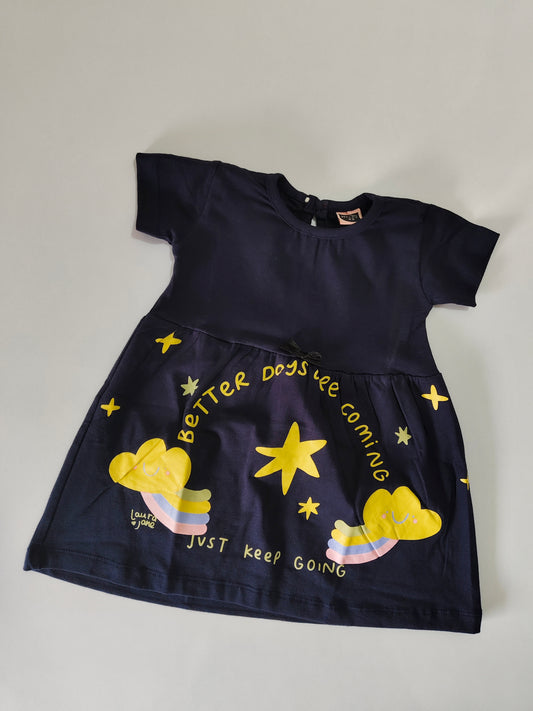 Dark Blue Rim Zim Frock