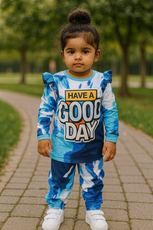 Blue good day full sleeve set