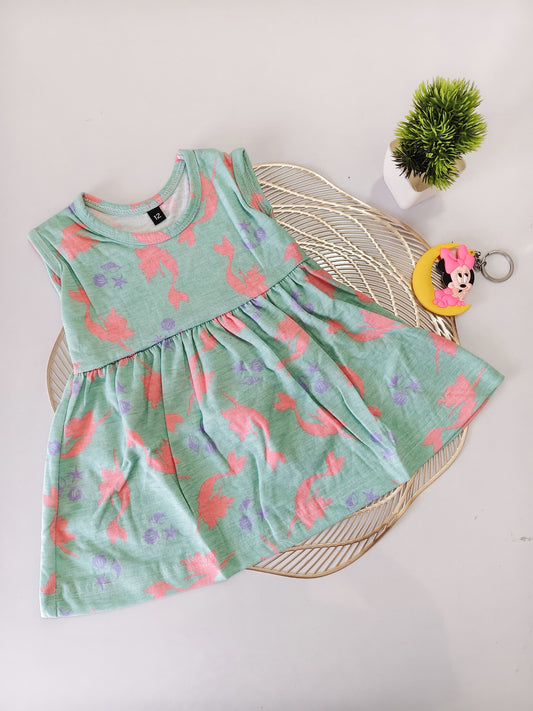 Blue Mermaid Baby Frock