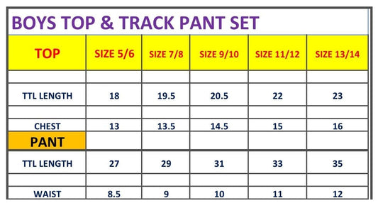 Yellow With Brown Boys Track Pant Set