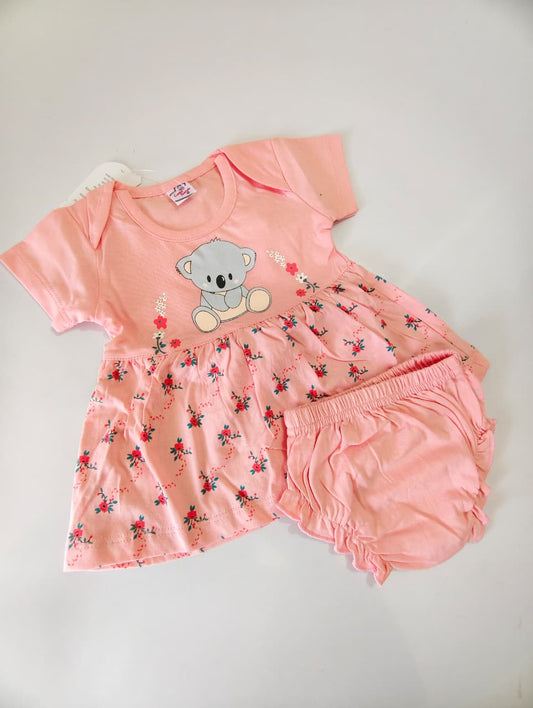 Baby Bear Frock Set