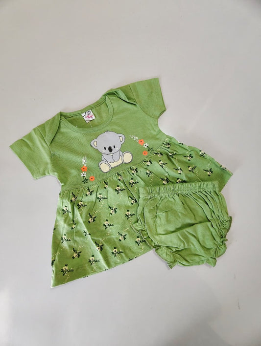 Baby Bear Frock Set