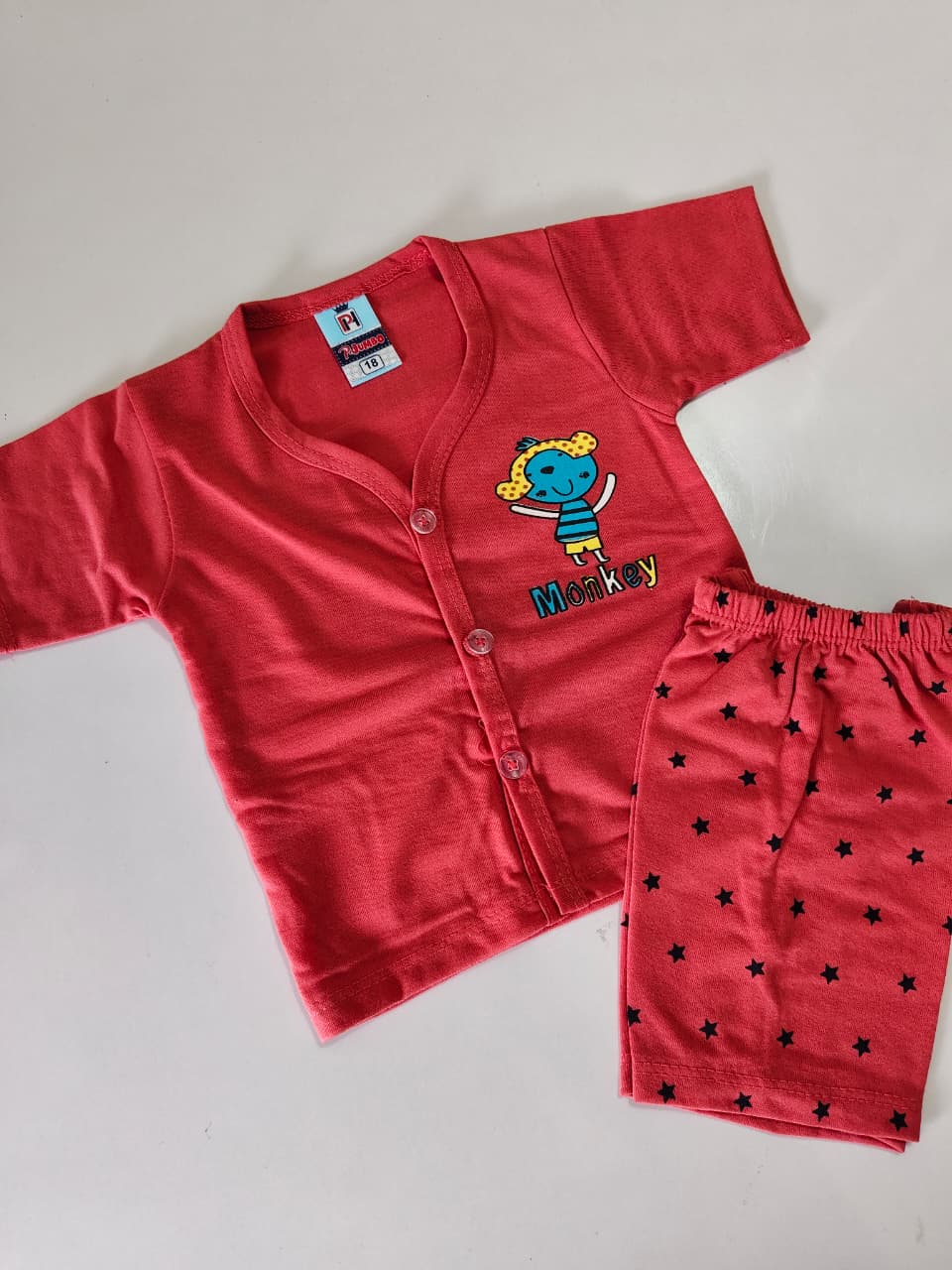 Baby Boy Shorts Set Open Button