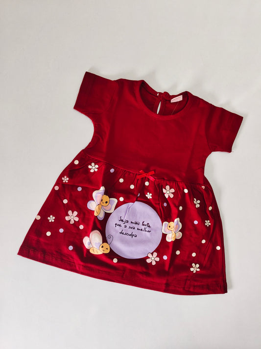 Red Rim Zim Frock