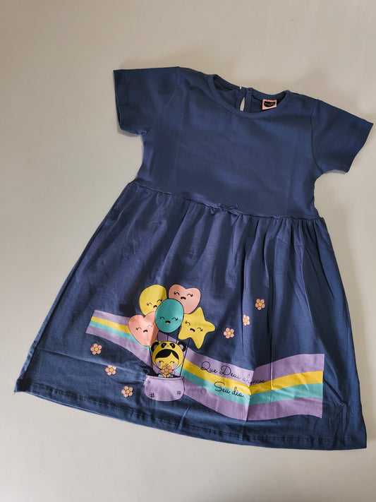Light Blue Rim Zim Frock