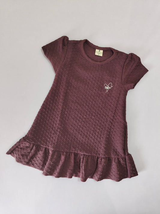 Dark Purple Cherry Frock