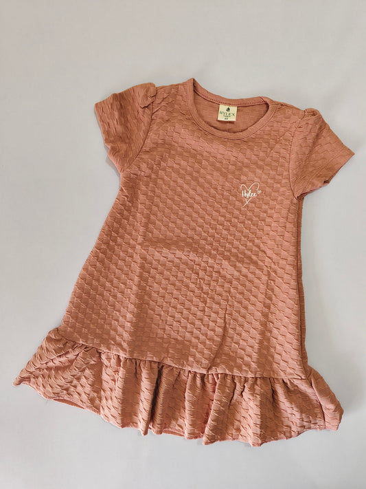 Peach Cherry Frock