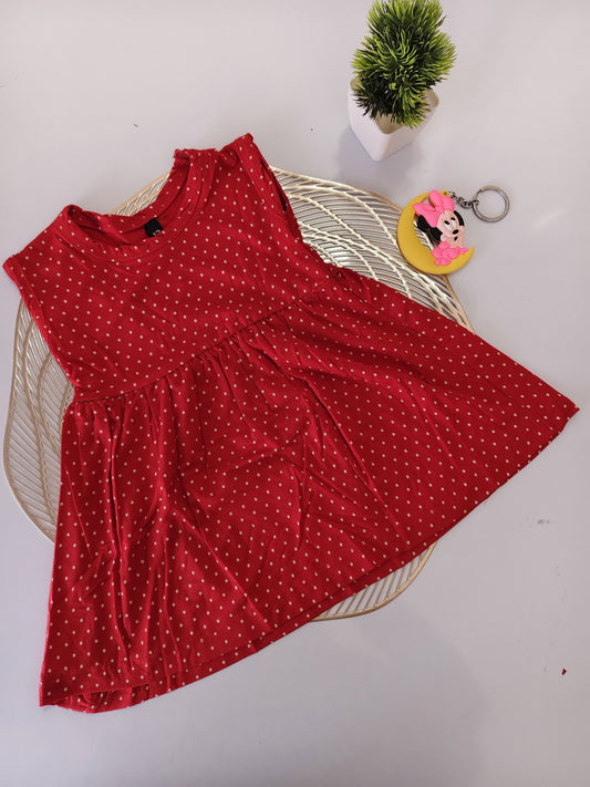Red Butta Baby Frock