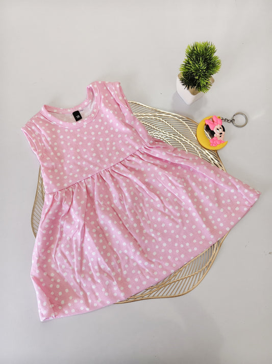 Pink Butta Baby Frock