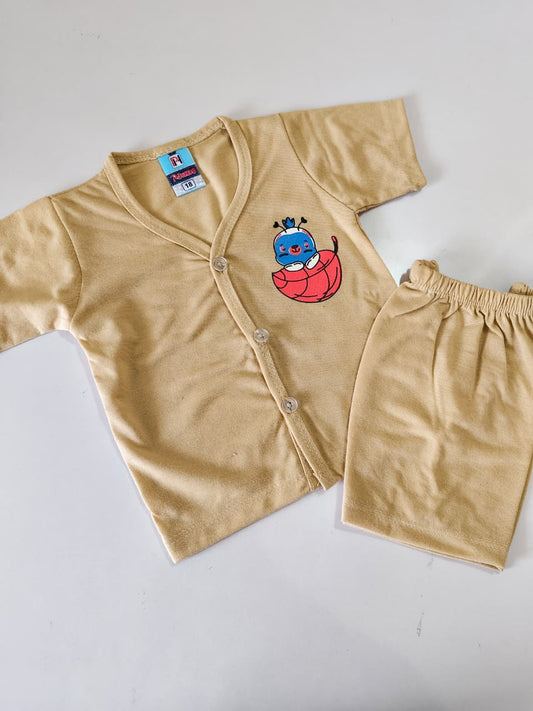 Baby Boy Shorts Set Open Button
