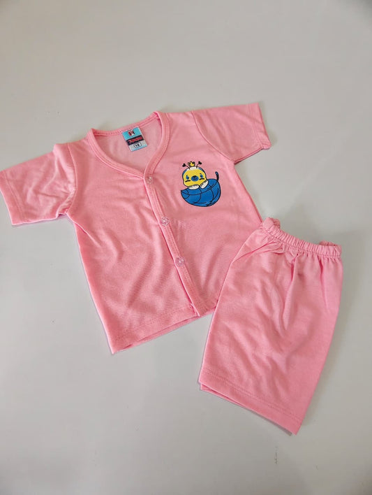 Baby Boy Shorts Set Open Button
