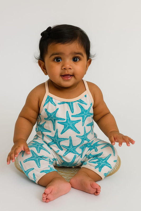 Sea theme romper